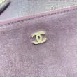 Borsa shopping Chanel piccola/grande AS6095/AS6090 con pochette Borgogna