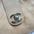 Borsa shopping Chanel piccola/grande AS6095/AS6090 con pochette marrone