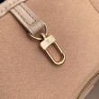 Borse Firmate Replica tote Louis Vuitton M29486 Neverfull MM ricamata marrone