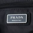 Pochette da viaggio Prada nylon/pelle saffiano nera Pochette da viaggio Prada nylon/pelle saffiano nera