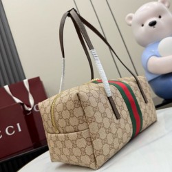Replica di lusso Perfetta Gucci Melrose Medium Boston 875228 marrone Imitazioni Cloni Replica Perfetta Gucci Melrose Medium Boston 875228 marrone firmate