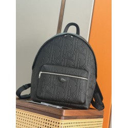 Zaino Dior Rider con cerniera Oblique Nero