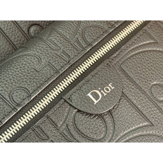 Replica di lusso Zaino Dior Rider con cerniera Oblique Nero Imitazioni Cloni Zaino Dior Rider con cerniera Oblique Nero firmate