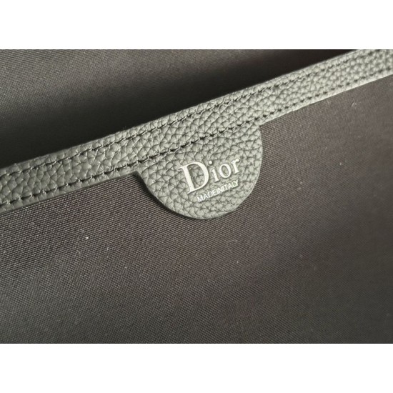 Replica di lusso Zaino Dior Rider con cerniera Oblique Nero Imitazioni Cloni Zaino Dior Rider con cerniera Oblique Nero firmate