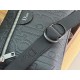 Sito Replica Borsa a tracolla Dior Rider con cerniera Nero Imitazioni Replica perfette Borsa a tracolla Dior Rider con cerniera Nero
