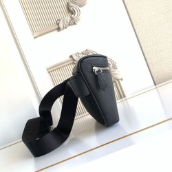 Replica perfette Marsupio Fendi FF in tessuto Nero