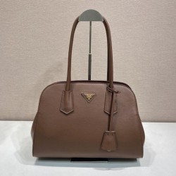 Replica perfette Borsa tote Prada Palisander 1BG606 Marrone