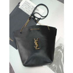 Borsa a secchiello YSL Saint Laurent Pochon nero
