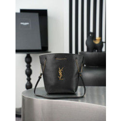 Borsa a secchiello YSL Saint Laurent Pochon nero