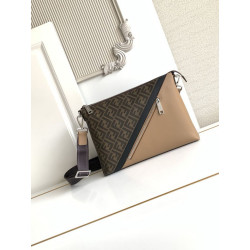 Borsa a tracolla Fendi con logo diagonale FF