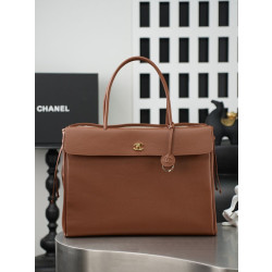 Borsa tote Chanel AS6289 Jennie marrone