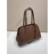 Borsa tote Prada Palisander 1BG606 Marrone