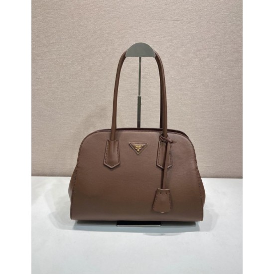 Borsa tote Prada Palisander 1BG606 Marrone