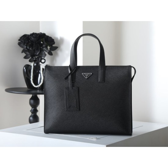 Borsa tote Prada Saffiano 2VG039 nera