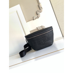 Marsupio Fendi FF in tessuto Nero