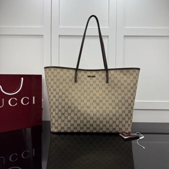 Sito Replica Borsa tote Gucci 874745 GG in tela marrone Imitazioni Replica perfette Borsa tote Gucci 874745 GG in tela marrone