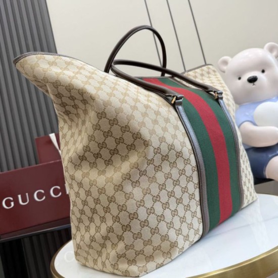Replica perfette Borsa  1:1 da viaggio Gucci 874979 GG marrone Imitazione
