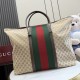 Replica perfette Borsa  1:1 da viaggio Gucci 874979 GG marrone Imitazione