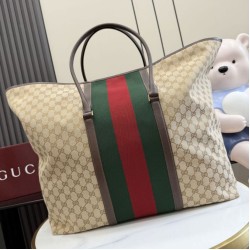 Replica perfette Borsa  1:1 da viaggio Gucci 874979 GG marrone Imitazione