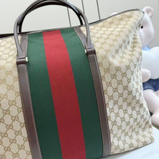 Replica perfette Borsa  1:1 da viaggio Gucci 874979 GG marrone Imitazione