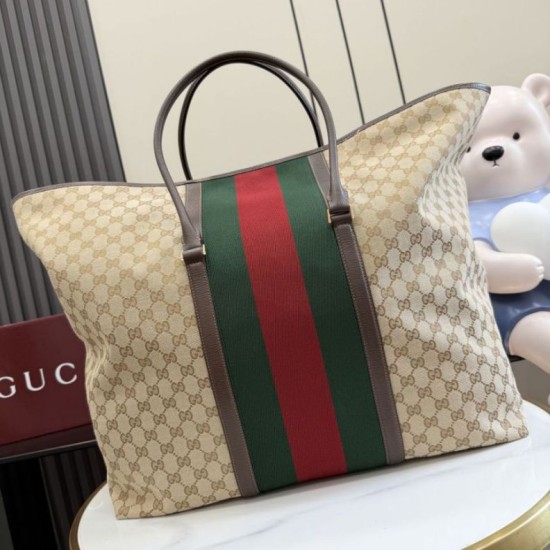 Replica perfette Borsa  1:1 da viaggio Gucci 874979 GG marrone Imitazione
