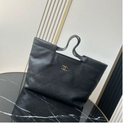 Replica perfette Borse  tote Chanel piccola preppy AS6058 Nera