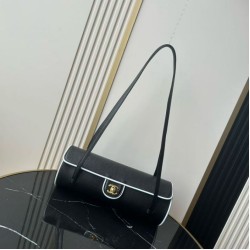 Replica perfette Borse Imitazioni bowling grande Chanel AS6181 nera