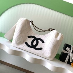 Replica perfette Imitazioni borse griffate tote Chanel 26C Coco Beach AS6191 bianca