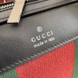 Borsa da lavoro media Gucci A0007X Mega Web Trademark nera