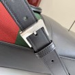 Borsa da lavoro media Gucci A0007X Mega Web Trademark nera