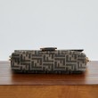 Borsa Fendi Medio Baguette tessuto jacquard FF marrone