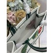 Borsa shopping Dior Book Tote con design a bruco e tracolla