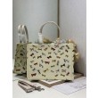Borsa shopping Dior Book Tote con fiocco e tracolla