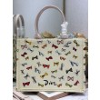 Borsa shopping Dior Book Tote con fiocco e tracolla