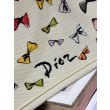 Borsa shopping Dior Book Tote con fiocco e tracolla