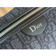 Pochette Dior Jett Dior Oblique jacquard nero