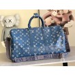 163c01 chip Borse LV Keepall Bandoulière 50 M28836 Blu