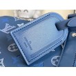 163c01 chip Borse LV Keepall Bandoulière 50 M28836 Blu