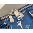 163c01 chip Borse LV Keepall Bandoulière 50 M28836 Blu