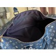 163c01 chip Borse LV Keepall Bandoulière 50 M28836 Blu