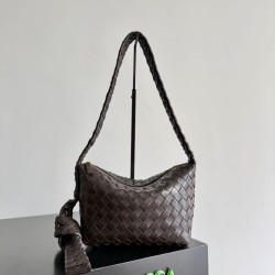 Replica perfette Borse  a spalla Easy Hobo Bottega Veneta Borgogna