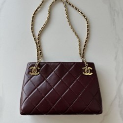 Replica perfette Borse Firmate  shopping Chanel AP6338 bordeaux