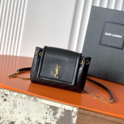 Replica perfette Qualità premium Borse  mini Nolita YSL Saint Laurent Nero