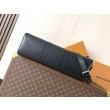 Borsa a mano LV Needle M28000 nera chip a codice variabile 163C