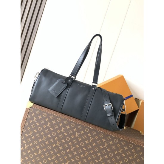 Borsa a mano LV Needle M28000 nera chip a codice variabile 163C