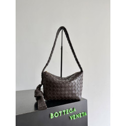 Borse Replica a spalla Easy Hobo Bottega Veneta Borgogna
