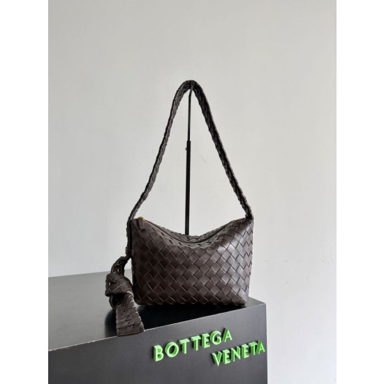 Borse Replica a spalla Easy Hobo Bottega Veneta Borgogna