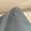 Borse Replica a tracolla Burberry Grid con logo equestre Grigio