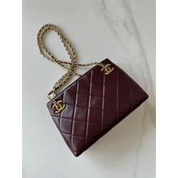 Borse Firmate Replica shopping Chanel AP6338 bordeaux
