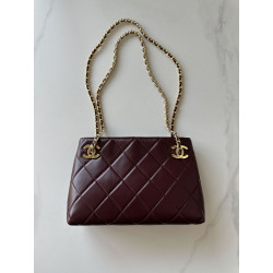 Borse Firmate Replica shopping Chanel AP6338 bordeaux